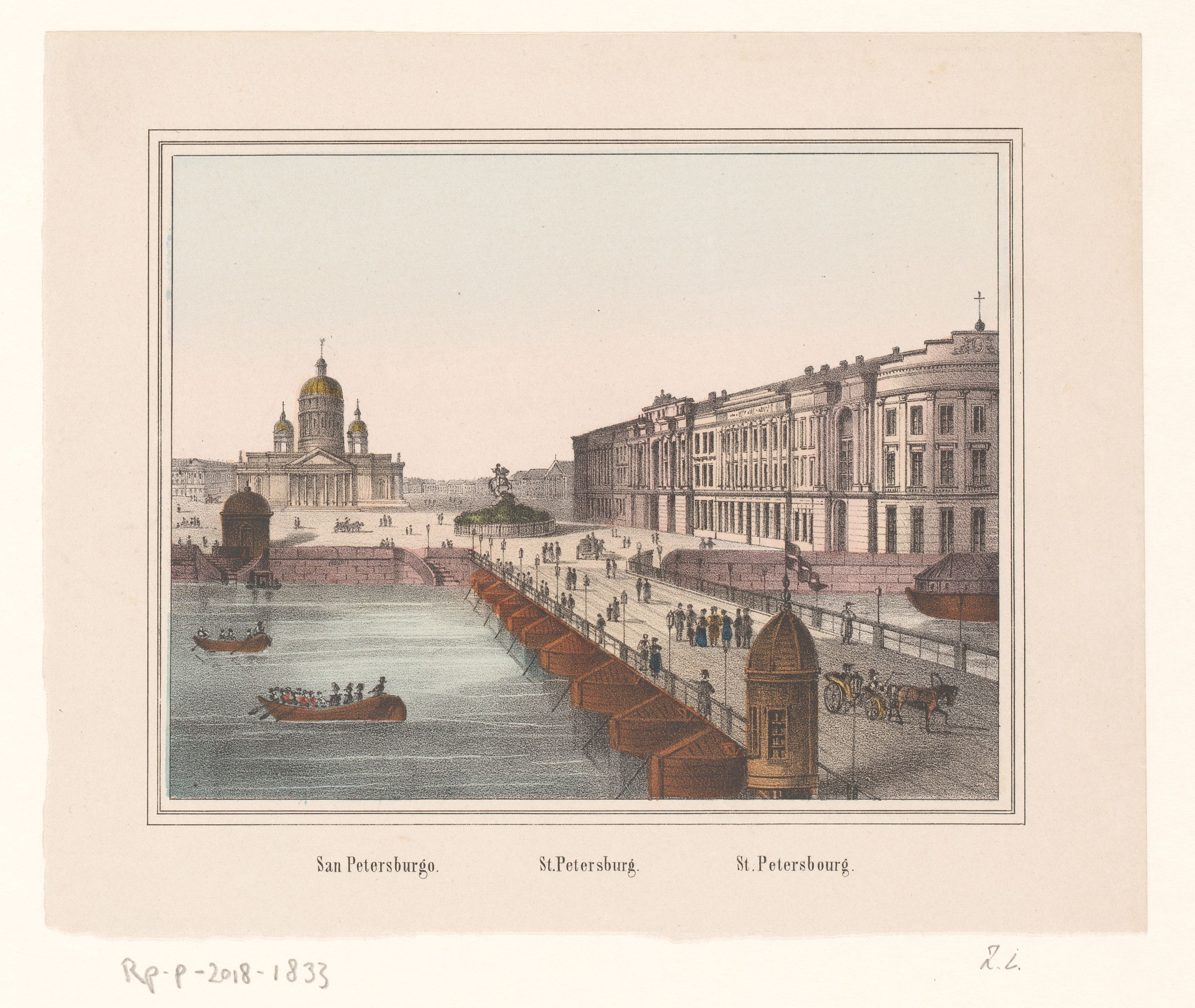 Veduta della chiesa olandese a San Pietroburgo, Schütz, 1820 - 1899