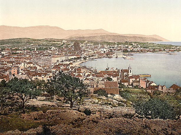 Spalato, vista panoramica