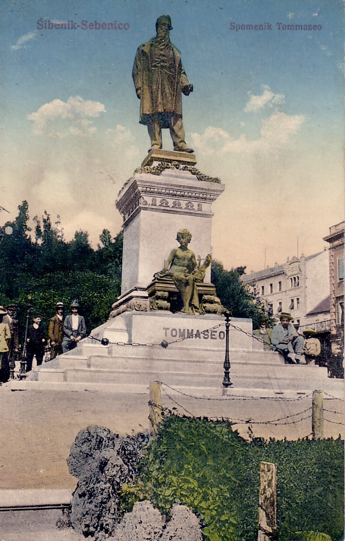 Monumento di Niccolò Tommaseo a Sebenico, 1910