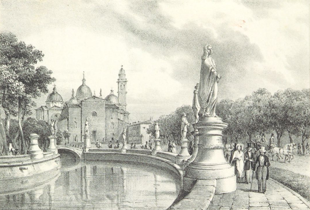 Prato della Valle, Guida di Padova, 1842