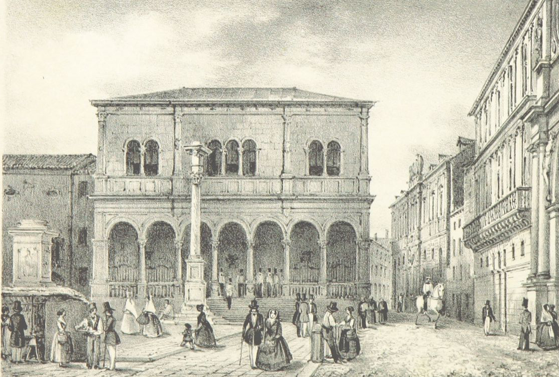 Piazza dei Signori, Guida di Padova, 1842