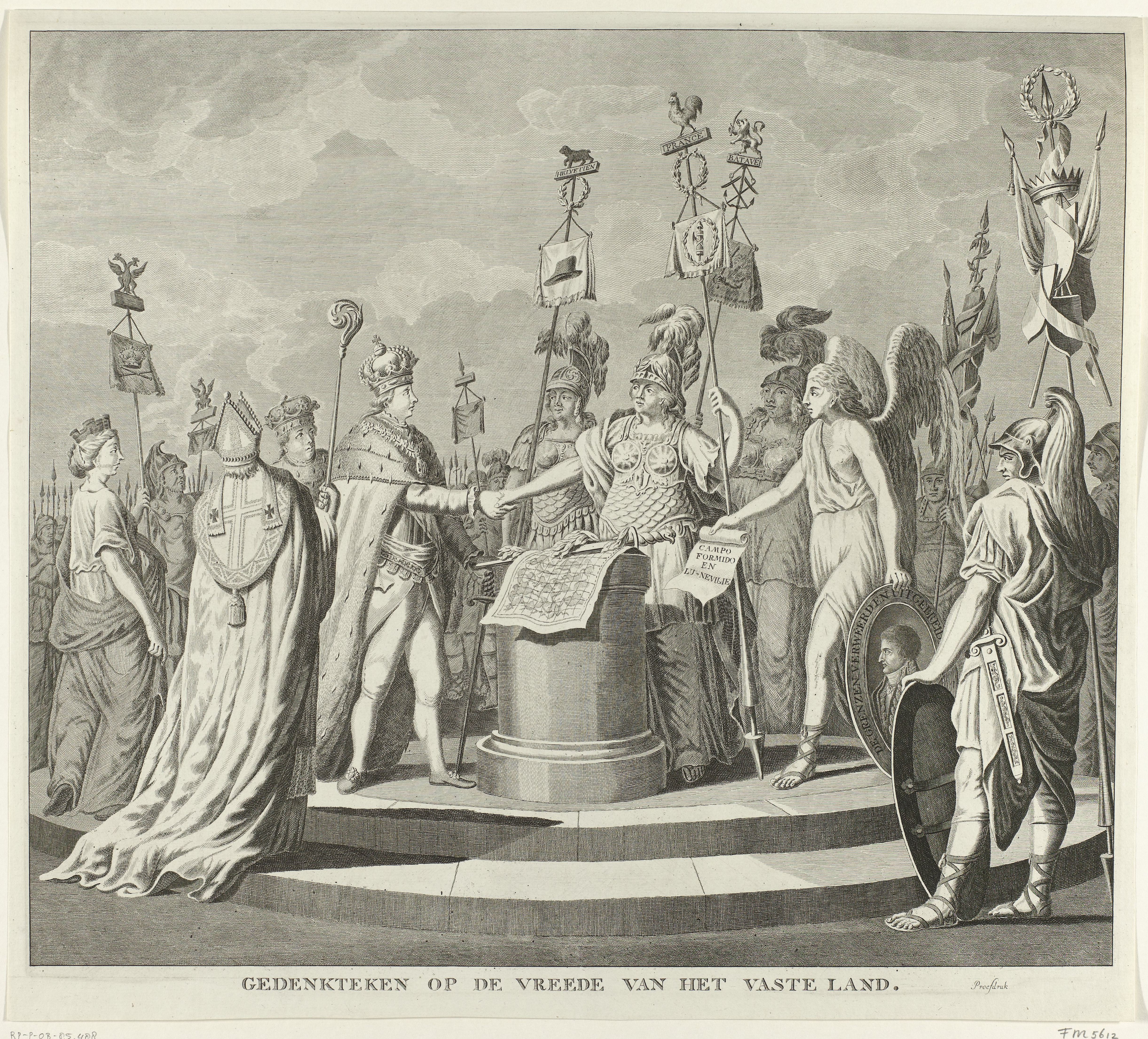 Allegoria del trattato di Campoformio, 1797