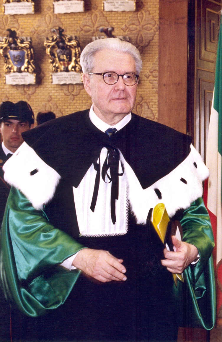 Cesare Pecile, Preside della Facoltà di Scienze MM, FF e NN, Palazzo del Bo, maggio 1999