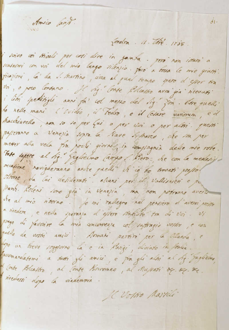 Lettera da Londra