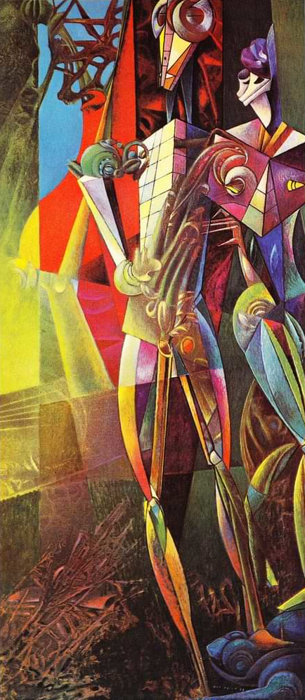 Max Ernst, Chemical Nuptials (1948, Max Ernst Museum, Bruehl)