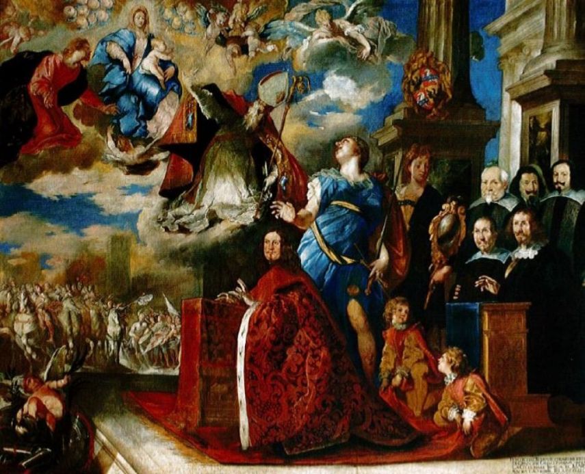 Francesco Maffei, Glorificazione di Giovanni Cavalli, 1646