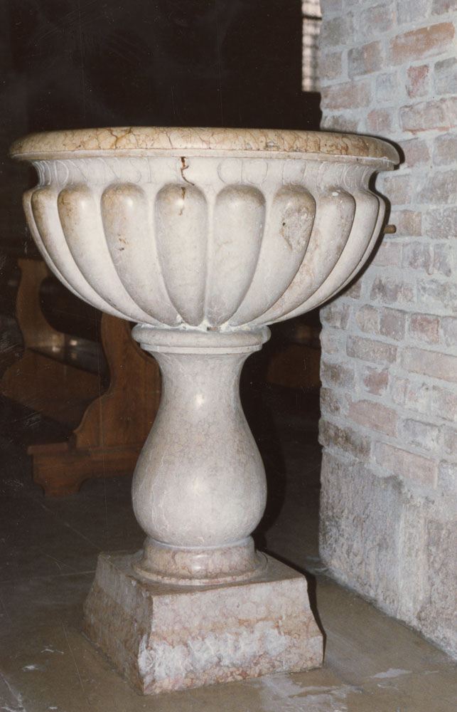 Baptismal font (now stoup)