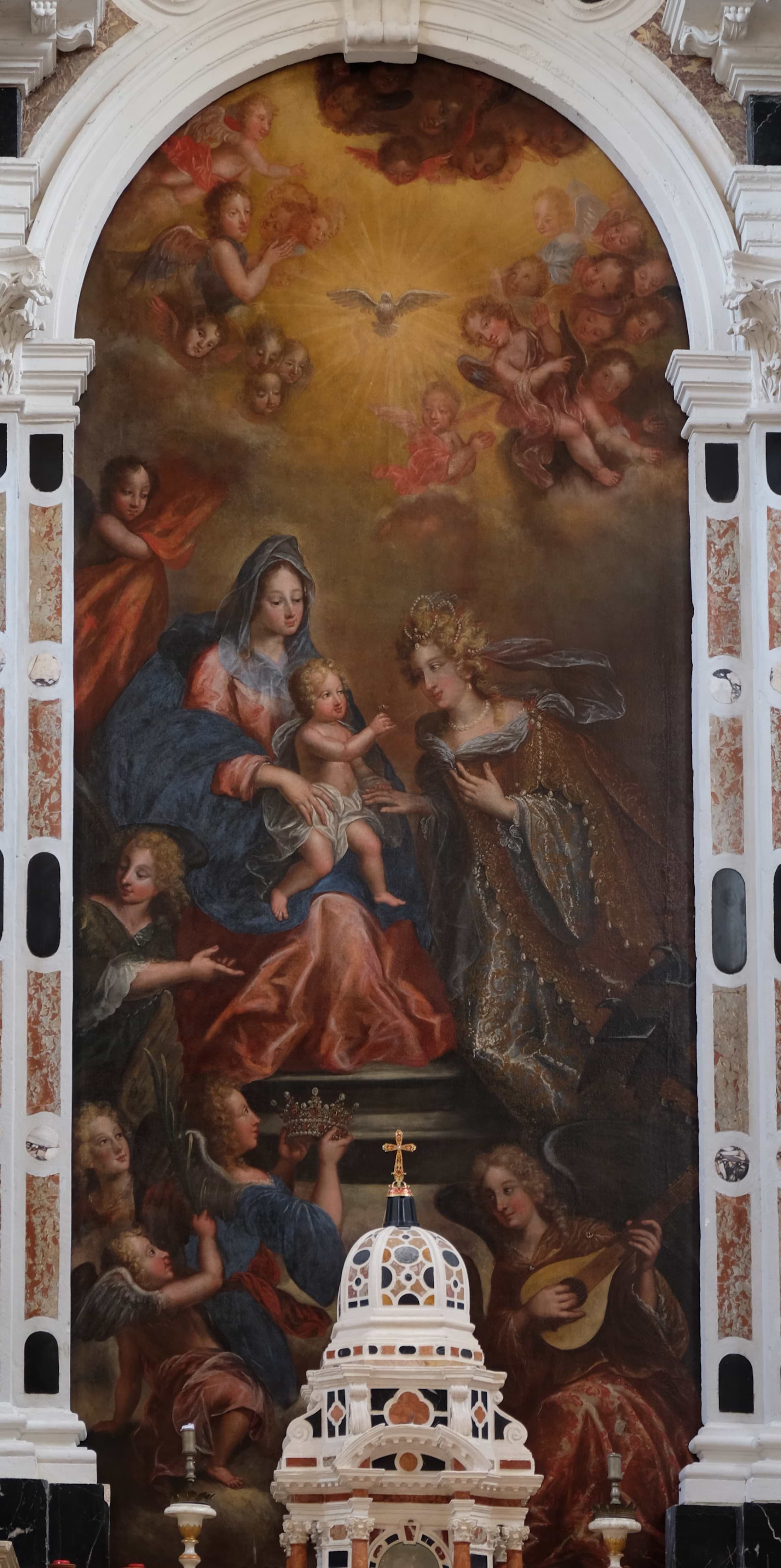 High Altar: Mystic Marriage of St. Catherine