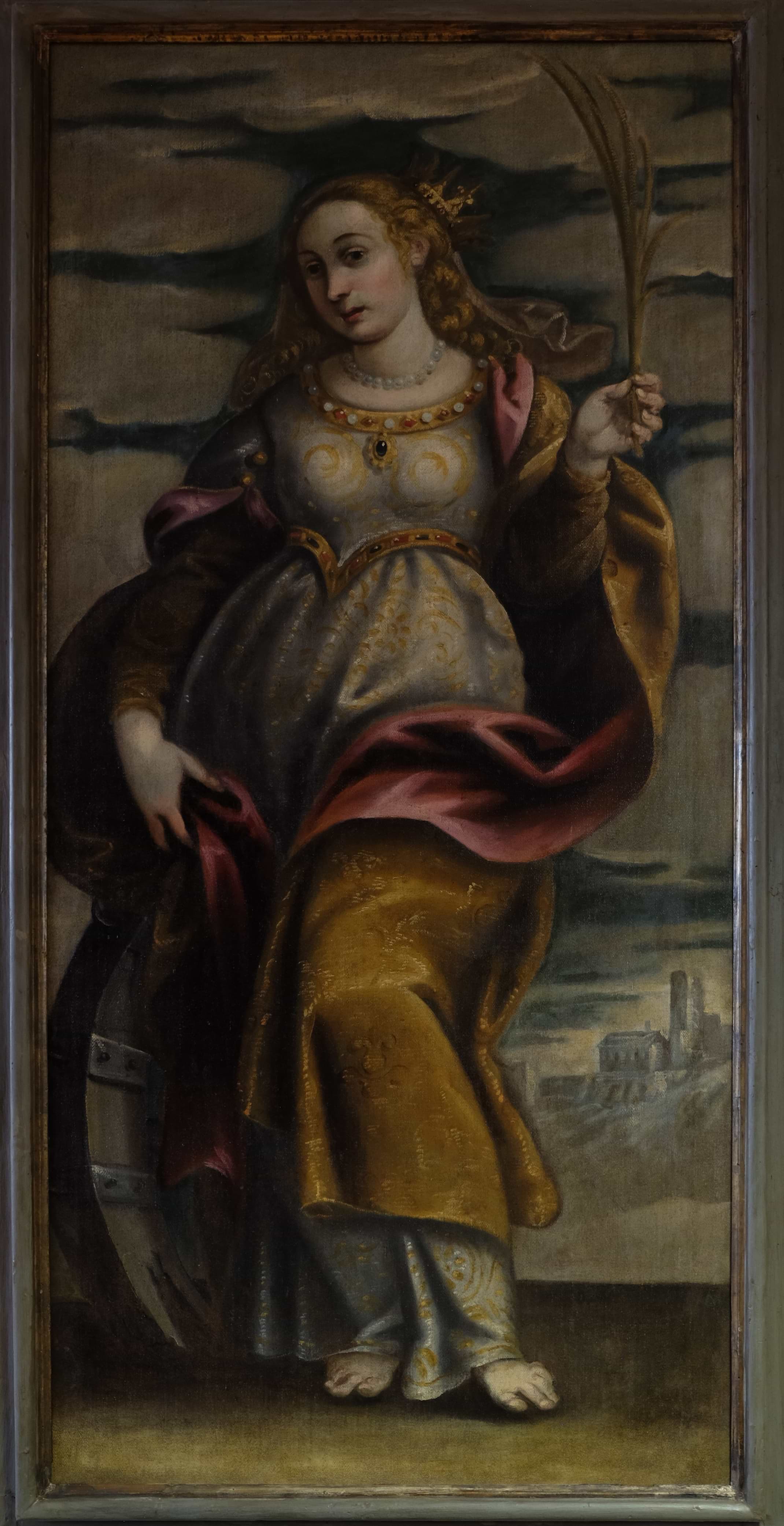 Pittore veneto d'inizio XVII secolo, Santa Caterina