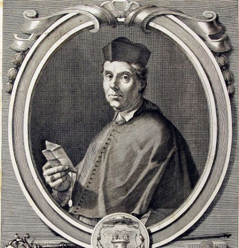 Ritratto di Ascanio Varese in Incisioni, Ritratti, Figure allegoriche, costumi e vedute in tutto n.49; BUPD-Scaff. II a 38 (partic.)