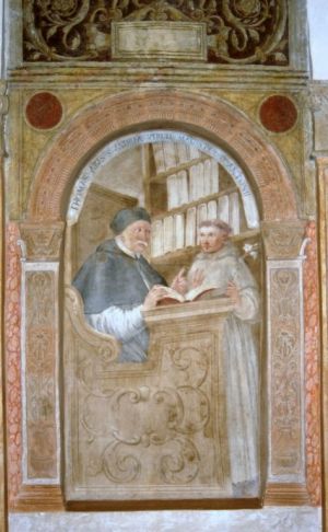 10-Canonici illustri: Tommaso di Vercelli e un frate (S.Antonio?)