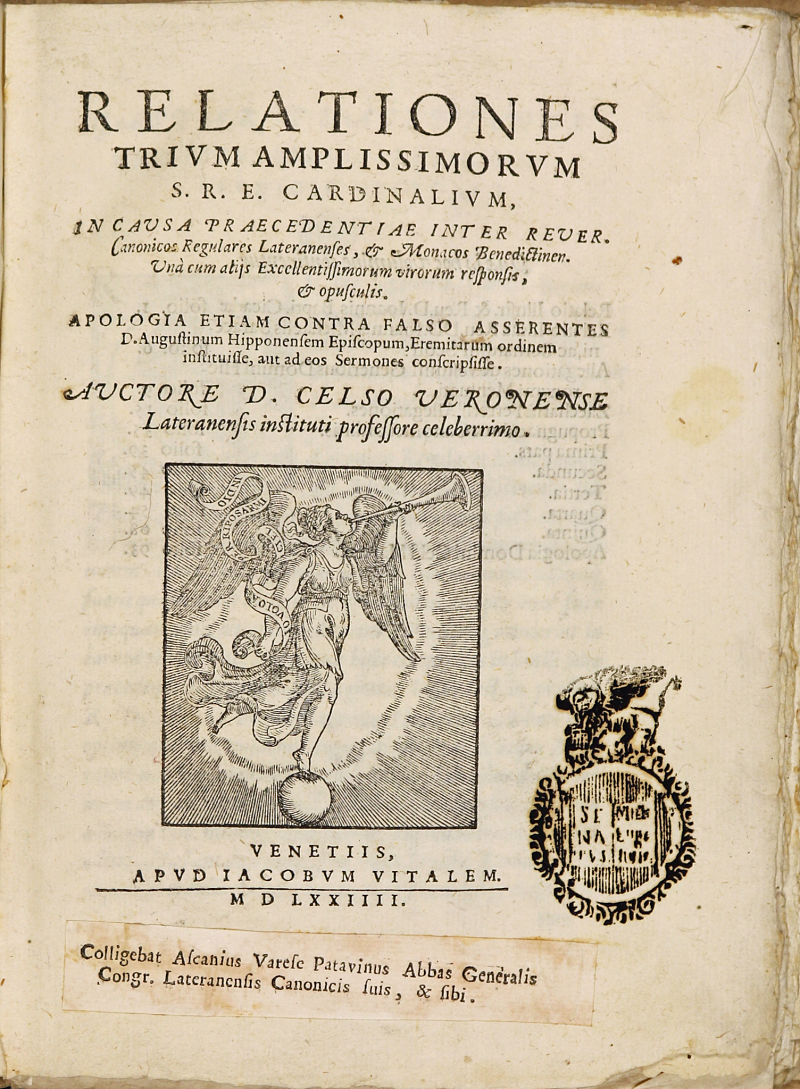 Celso Maffei, Relationes trium amplissimorum S.R.E. Cardinalium (BUPd, 28.a.70)